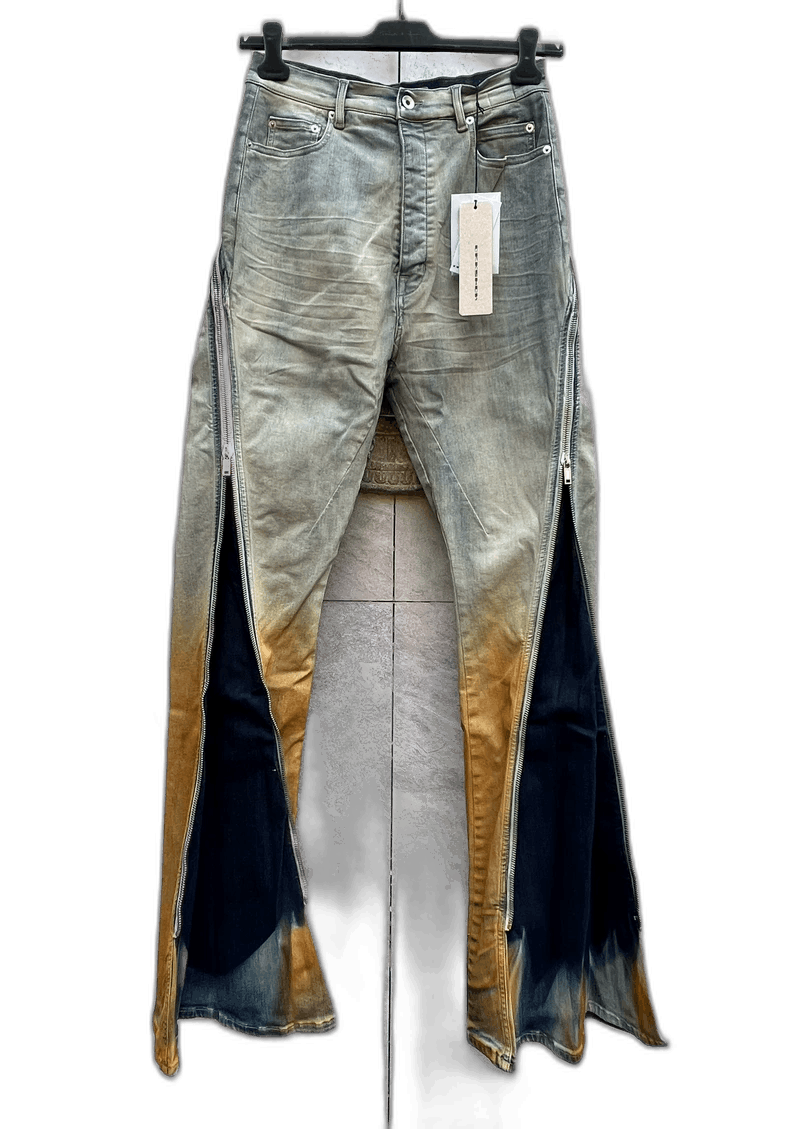 Rick Owens rick owens bolan banana zip high-2508 Size US 33 - 1 Thumbnail
