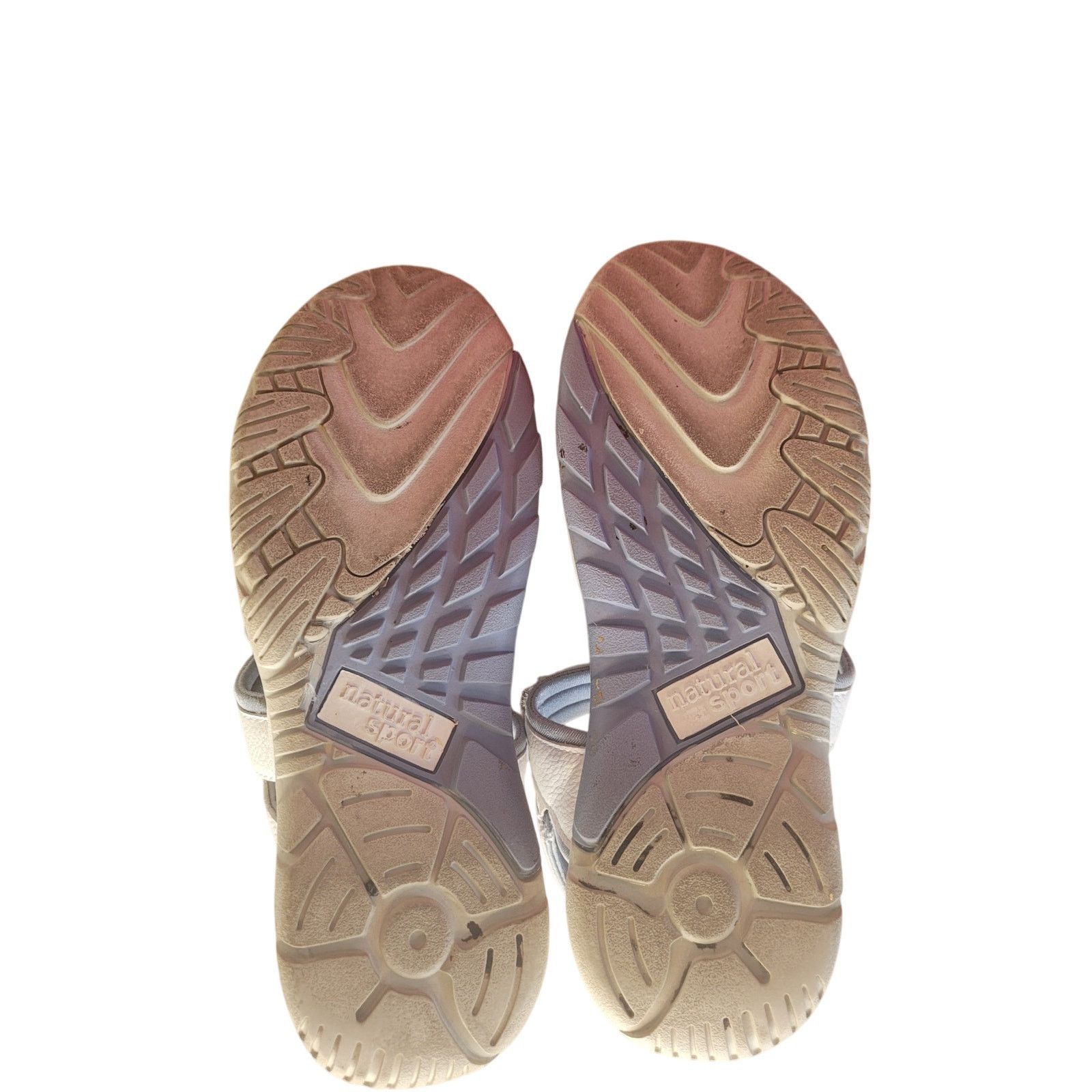 Scholl Dr Scholl's White Sandals Women Natural Sport Sz 9.5W Size US 9.5 / IT 39.5 - 6 Thumbnail