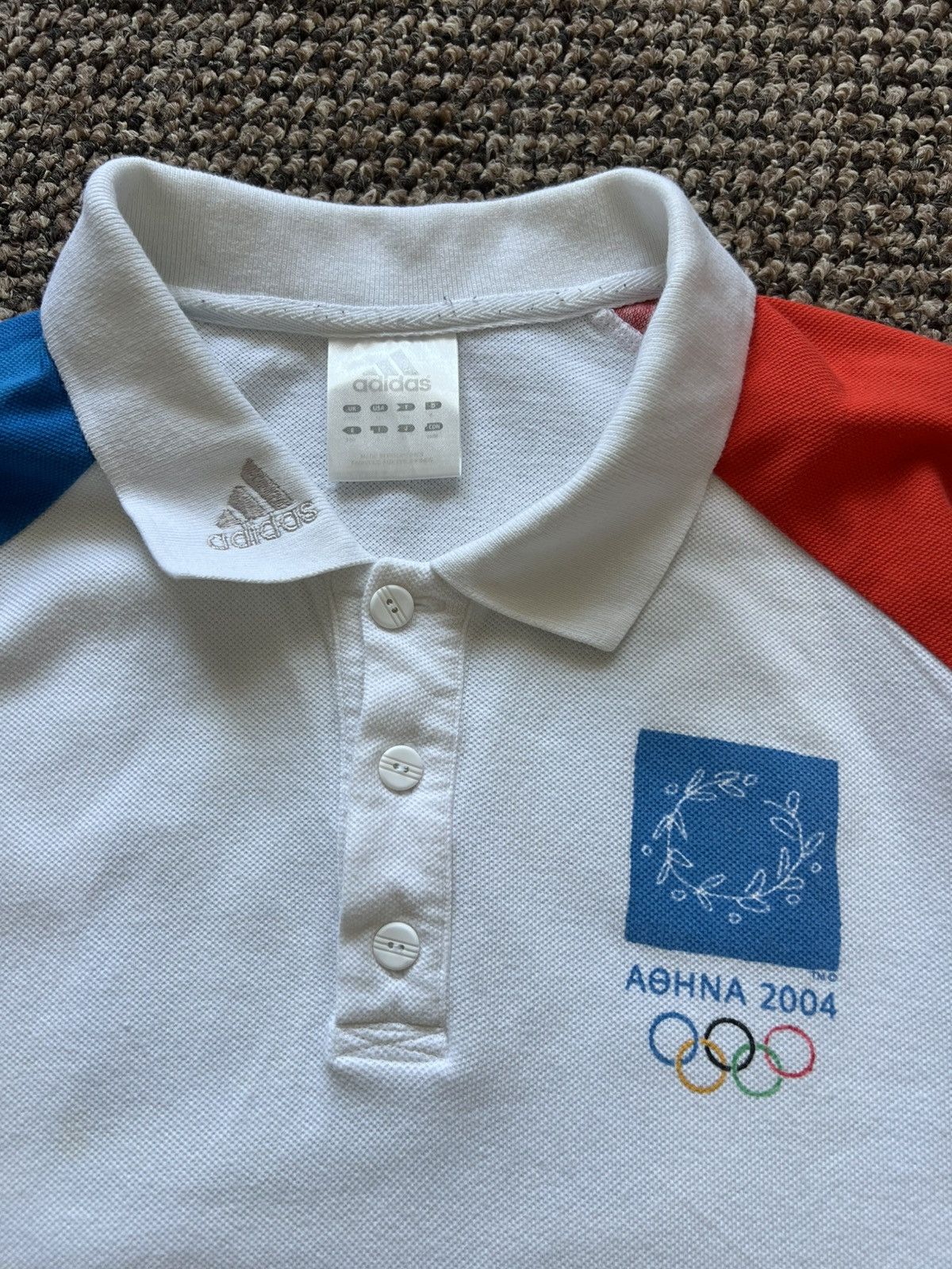 Vintage ADIDAS Olimpic Games ATHENS 2004 T-Shirt Vintage Size US M / EU 48-50 / 2 - 9 Thumbnail