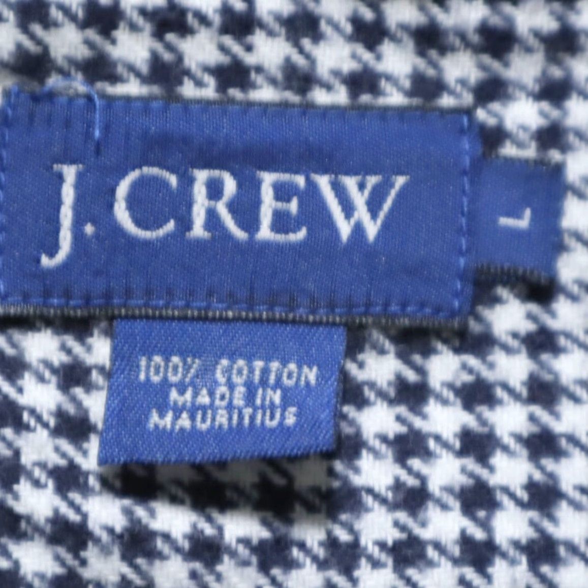 Vintage J Crew Shirt Gray Mens L Flannel Pocket Houndstooth Cotton Solid Size US L / EU 52-54 / 3 - 5 Thumbnail