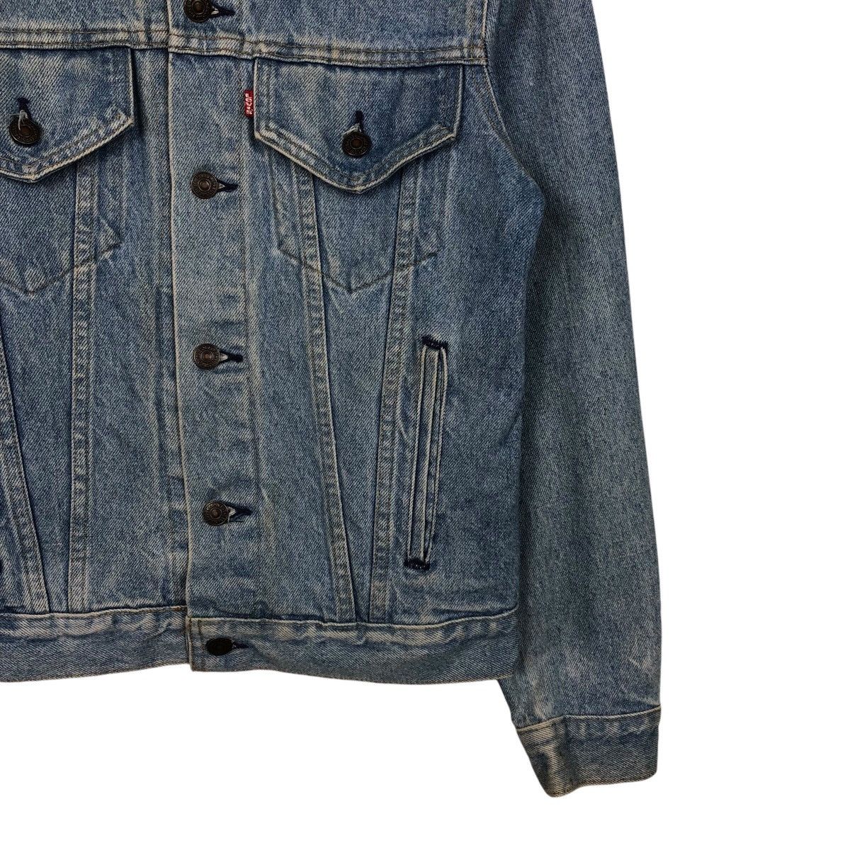 Levi's 📌Vintage Trucker Denim Jacket Distressed Levi's Made in Usa Size US M / EU 48-50 / 2 - 6 Thumbnail