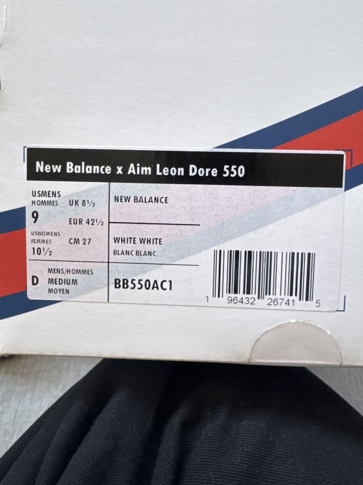 Aime Leon Dore × New Balance Aime Leon Dore x New Balance Blanc Blanc 550 Size US 9 / EU 42 - 7 Thumbnail