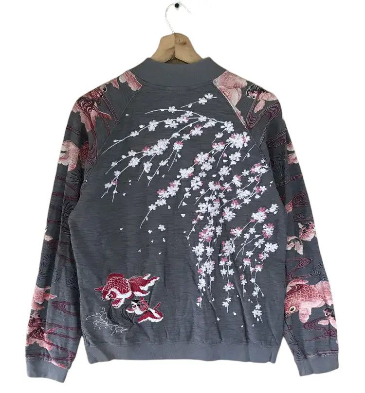 Japanese Brand Vintage Japanese Clasic Script Sukajan Sweaters Size US M / EU 48-50 / 2 - 3 Thumbnail