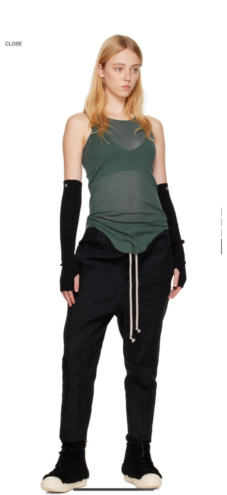 Rick Owens Rick Owens Basic Rib Tank Top Size L / US 10 / IT 46 - 4 Thumbnail