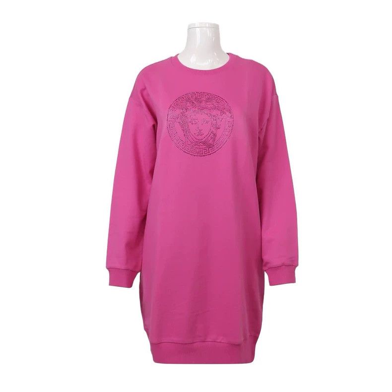 Versace Versace Cotton crew neck sweatshirt dress Size XS / US 0-2 / IT 36-38 - 1 Thumbnail