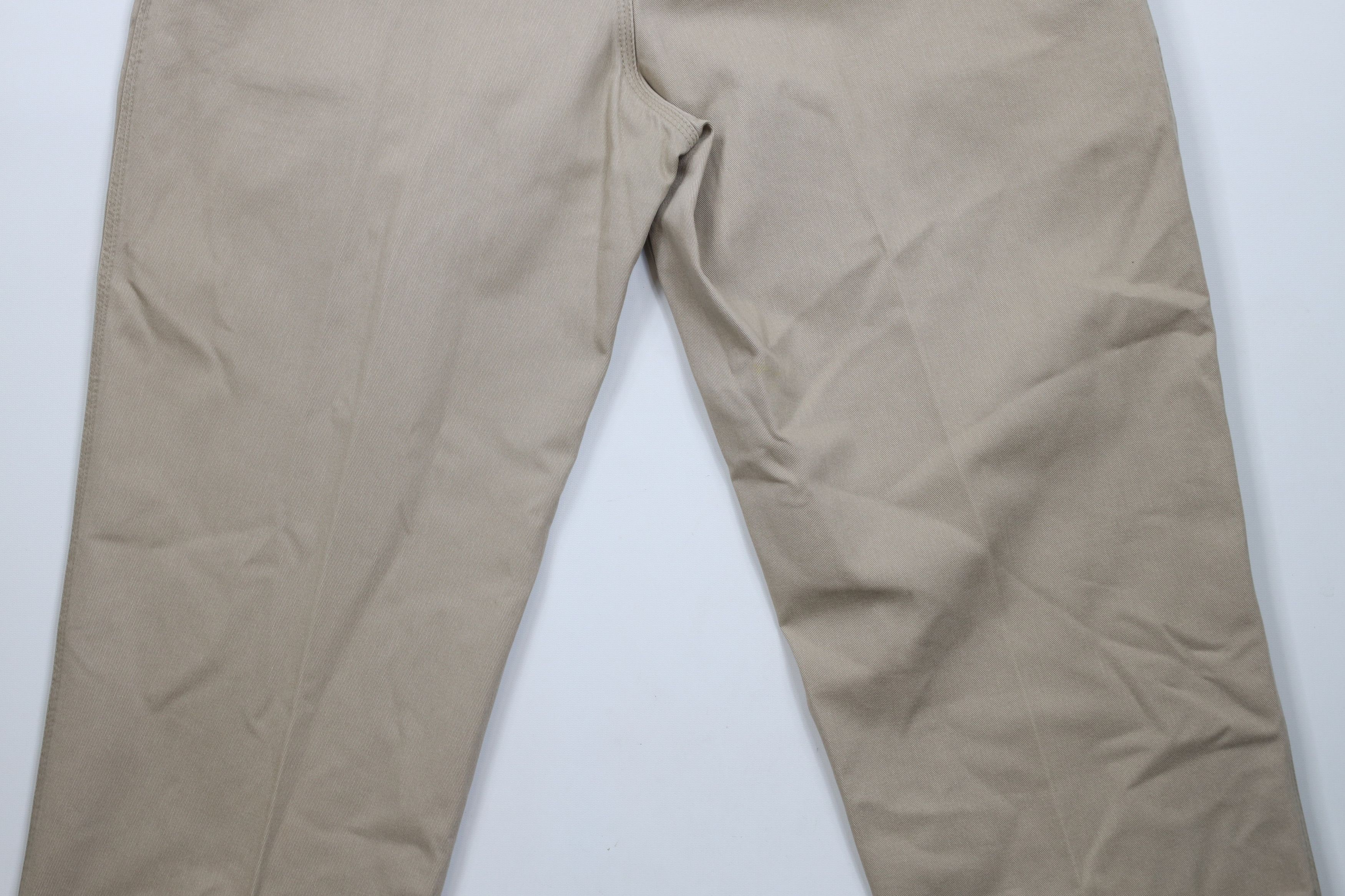 Carhartt × Vintage Vintage Y2K 2000 Carhartt Spell Wide Leg Chino Pants Beige Size US 40 / EU 56 - 12 Thumbnail