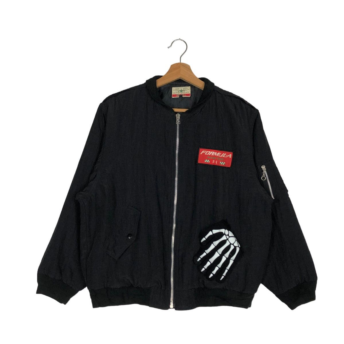Japanese Brand 🔥90’s Riot Bomber Jacket Formula 1 Racing Ma-1 Design Size US M / EU 48-50 / 2 - 1 Thumbnail