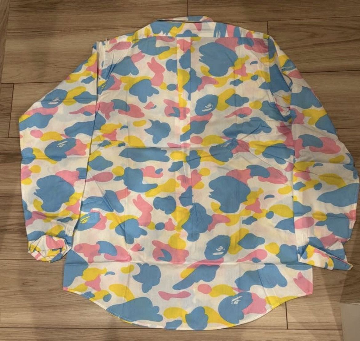 Bape RARE OG 2006 A BATHING APE COTTON CANDY BUTTON UP SHIRT Size US S / EU 44-46 / 1 - 4 Thumbnail