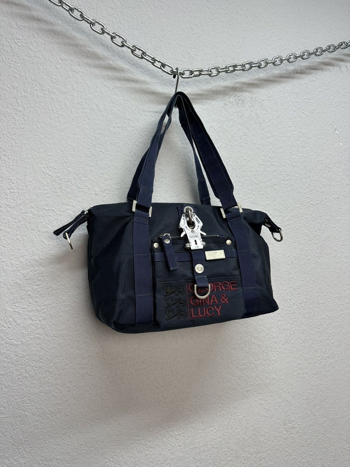 Japanese Brand Vintage GGL Bag Nylon George Gina & Lucy Rare Avant Garde Size ONE SIZE - 3 Thumbnail