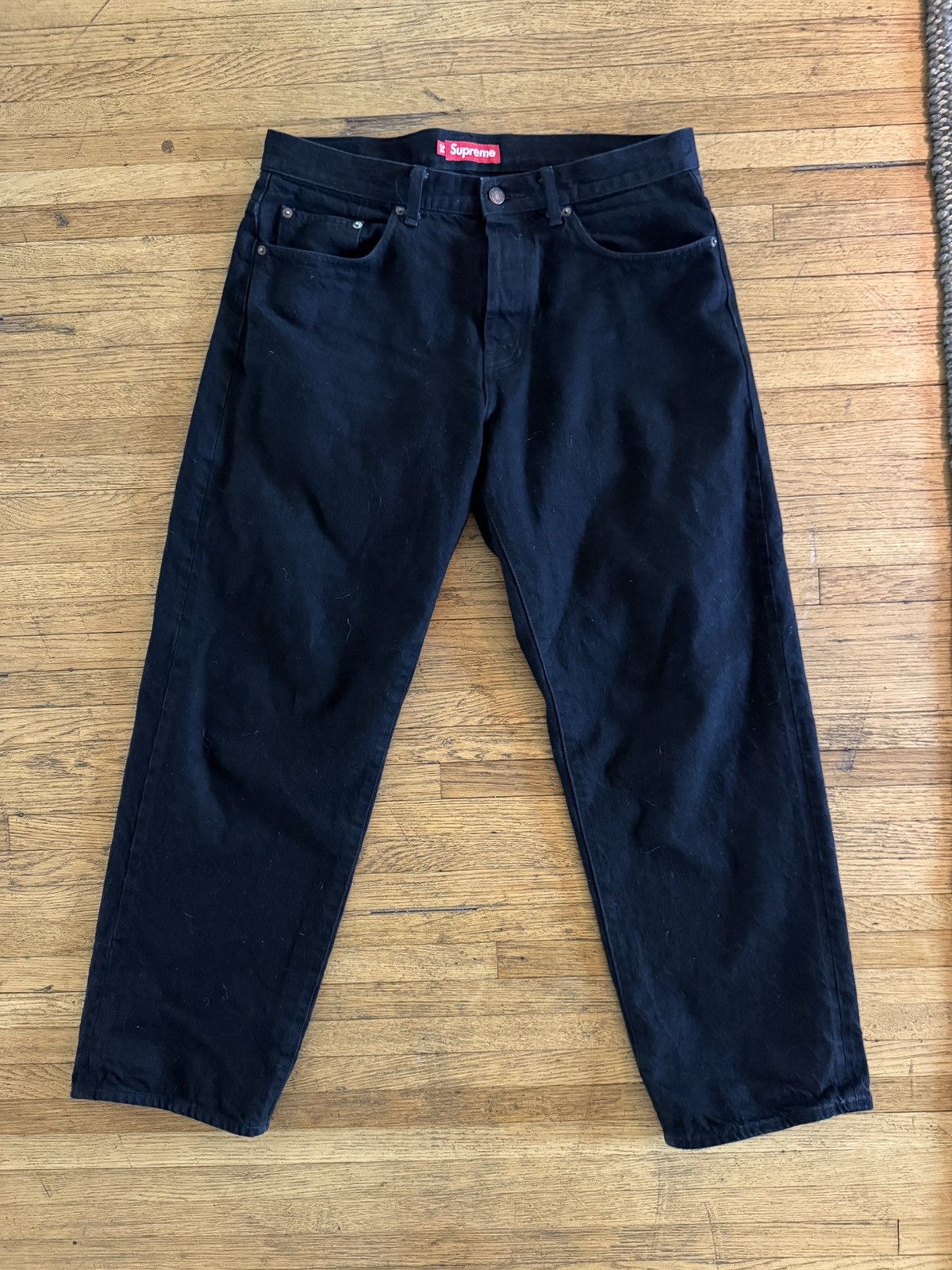 Supreme Supreme Baggy Jean Size 34 in Washed Indigo ss24 | Grailed