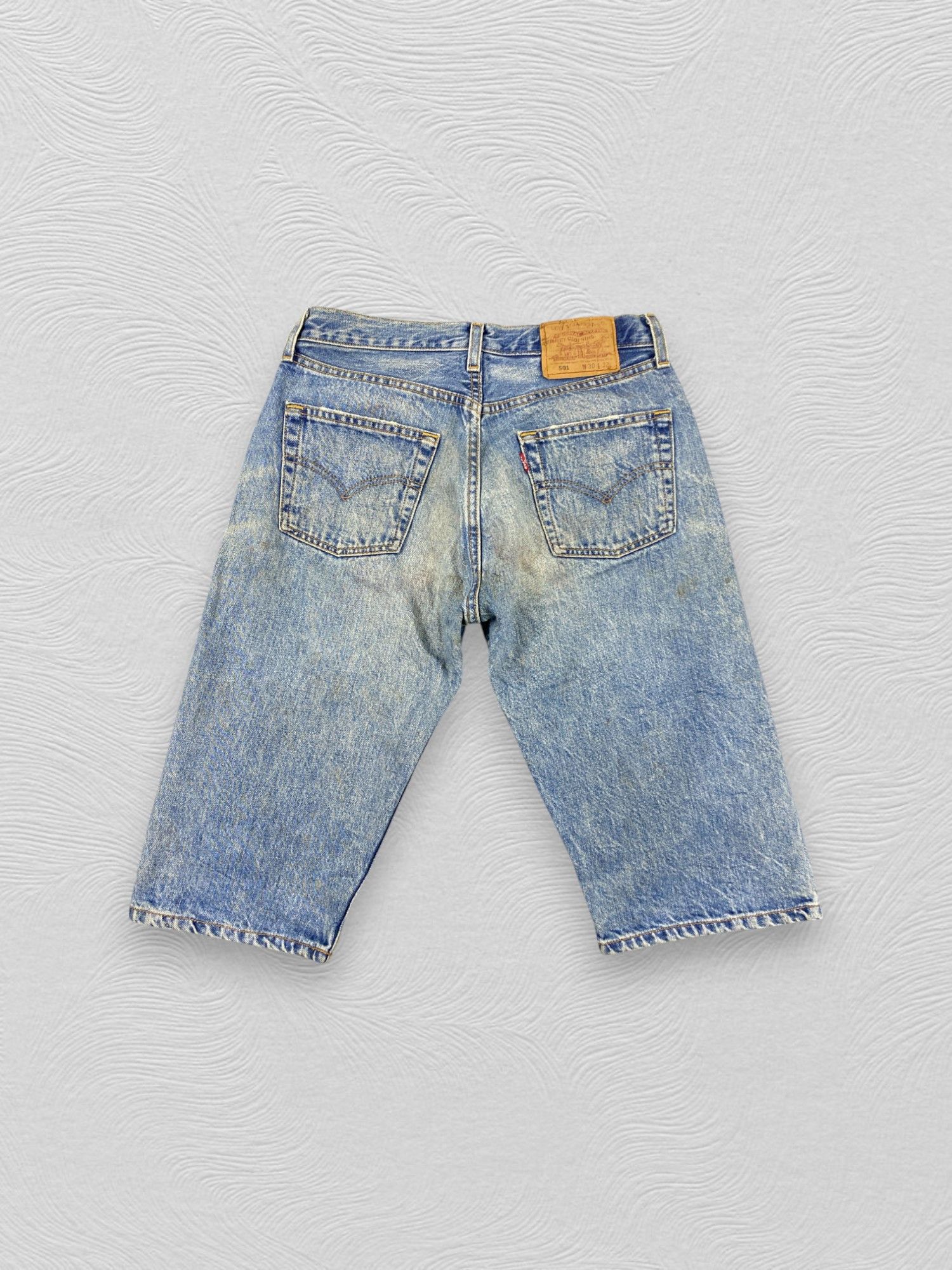 Levi's Faded Blue Vintage Levi's 501 Shorts 29x13.5 Denim- JN3666 Size US 29 - 2 Thumbnail