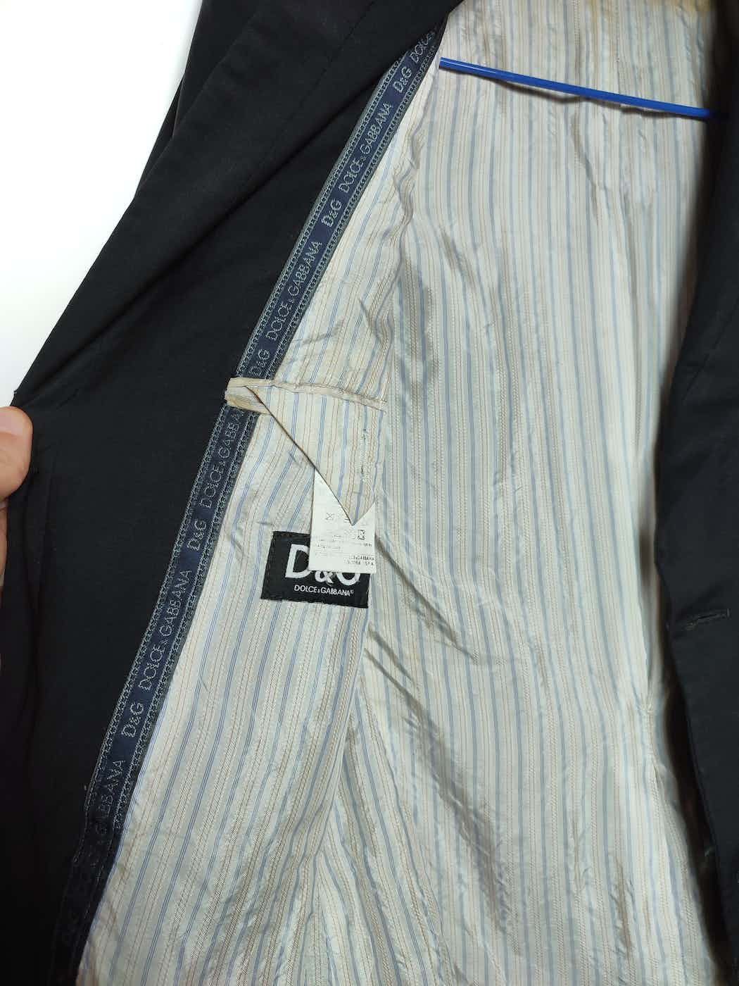Dolce & Gabbana Dolce Gabbana Wool Blazer Size 48R - 10 Thumbnail