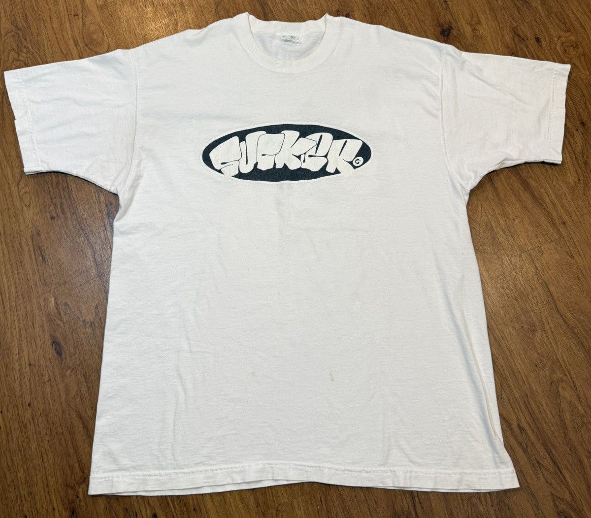 Other Vintage 90’s Sucker Brand Mr Cartoon Graffiti T Shirt XL Size US XL / EU 56 / 4 - 5 Thumbnail