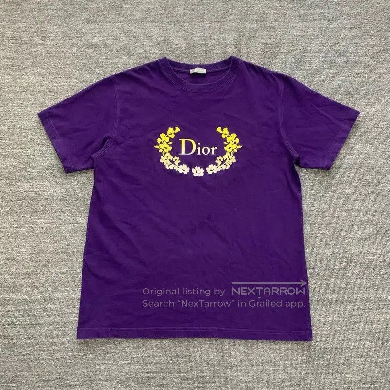 Dior Dior Purple Cotton Women's T. Size L / US 10 / IT 46 - 1 Thumbnail
