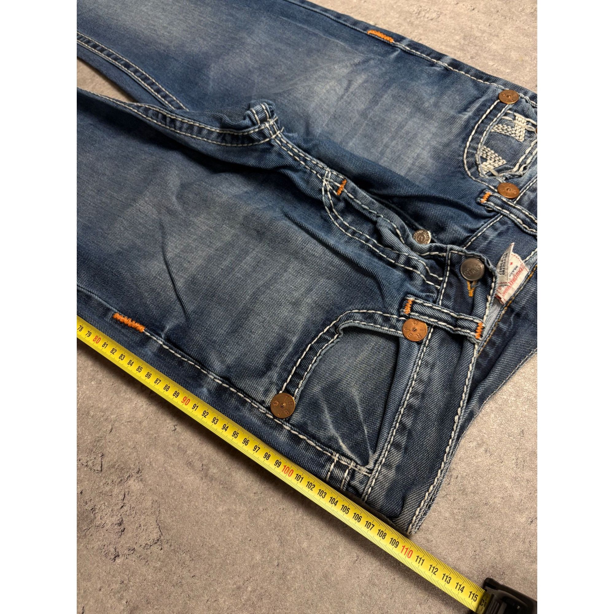 True Religion True Religion Straight Jeans Thick Contrast Stitch Y2K Style Size US 38 / EU 54 - 10 Thumbnail