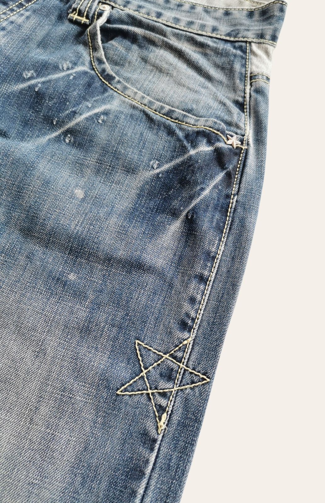 Hysteric Glamour Baggy Denim Jeans Real B Voice Size US 34 / EU 50 - 12 Thumbnail