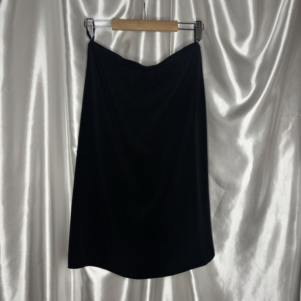 Escada vintage silk skirt Escada black oldmoney high waisted Size 27" / US 4 / IT 40 - 5 Thumbnail