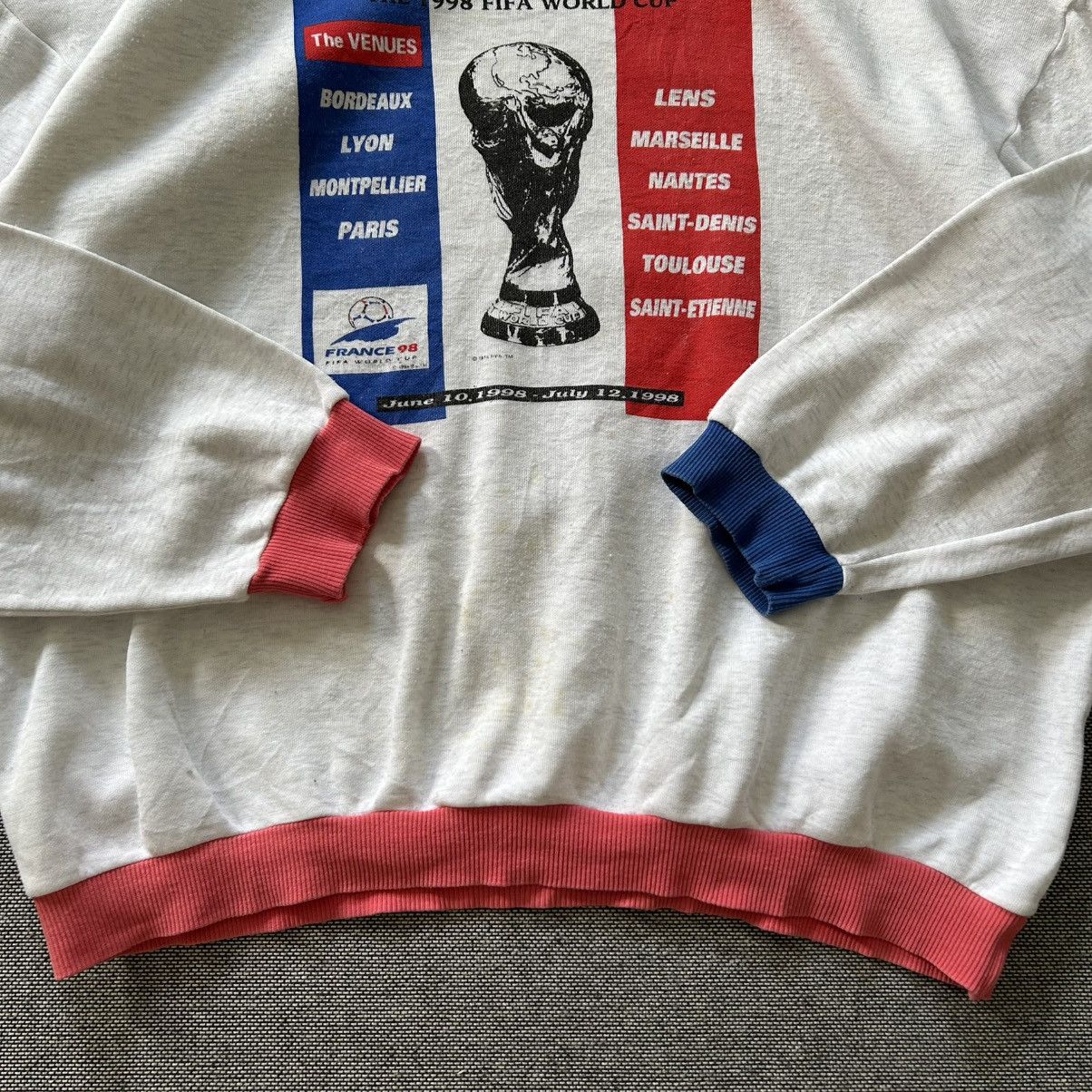Vintage Vintage FRANCE 98 Fifa World Cup Sweatshirt Size US XL / EU 56 / 4 - 3 Thumbnail