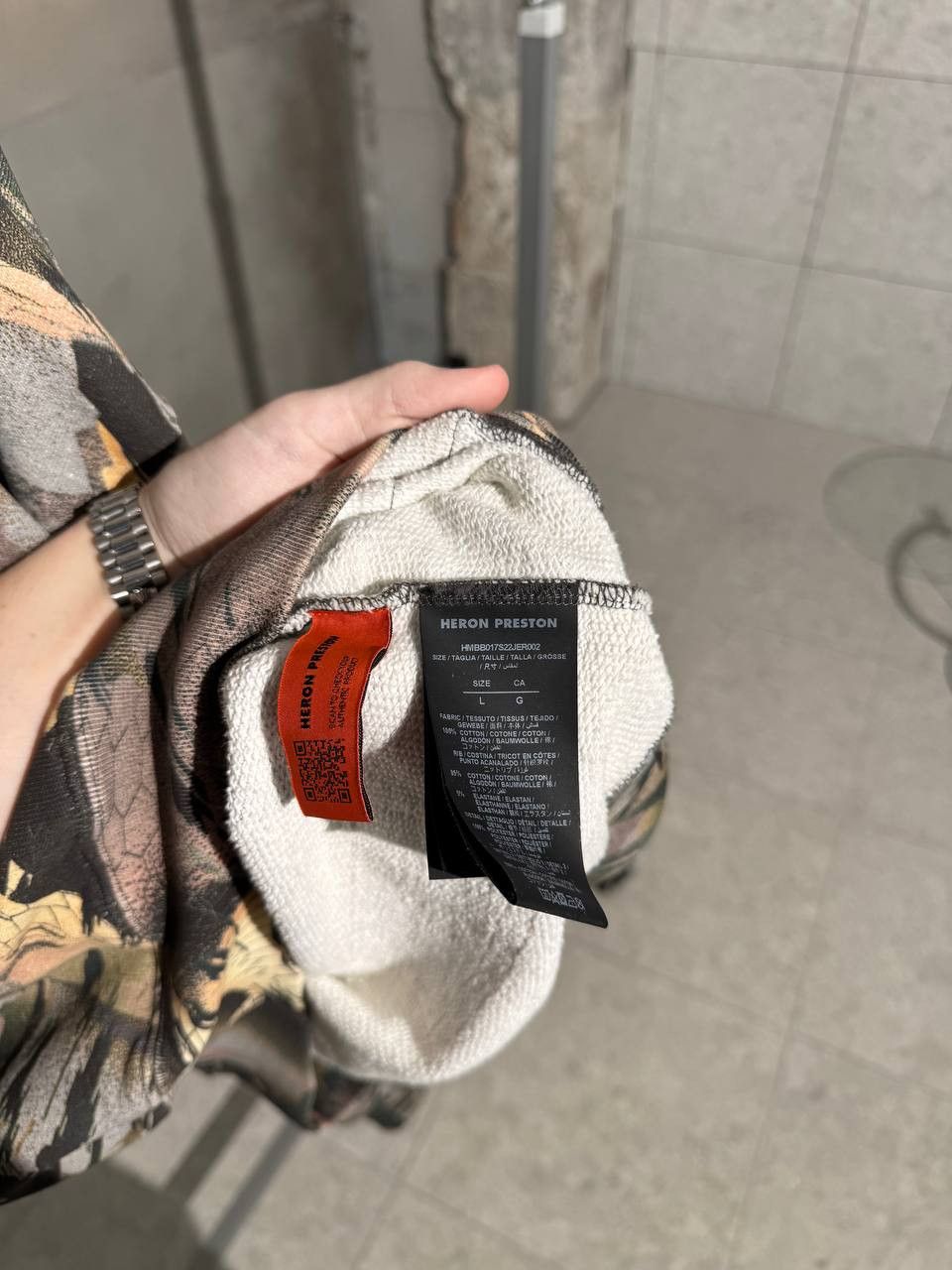 Heron Preston Heron Preston Camo Flaming Hoodie Size US L / EU 52-54 / 3 - 5 Thumbnail