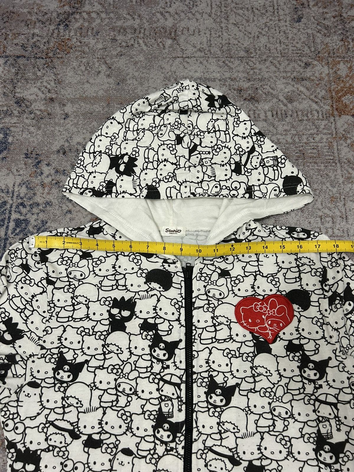 If Six Was Nine Hello Kitty Full Print zip Hoodie Size US S / EU 44-46 / 1 - 12 Thumbnail