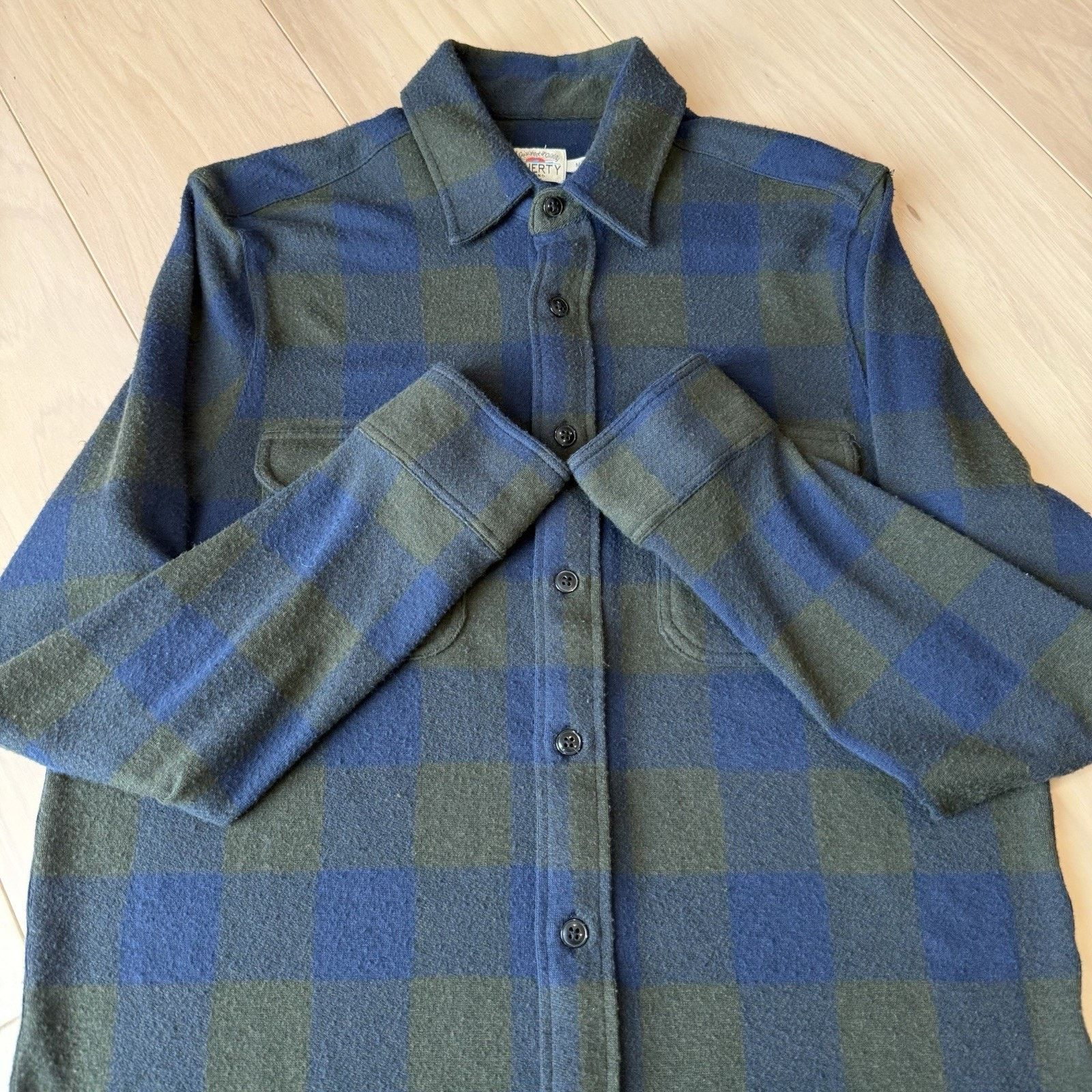 Faherty Faherty Legend Sweater Shirt Medium Green Blue Minimalist Size US M / EU 48-50 / 2 - 4 Thumbnail