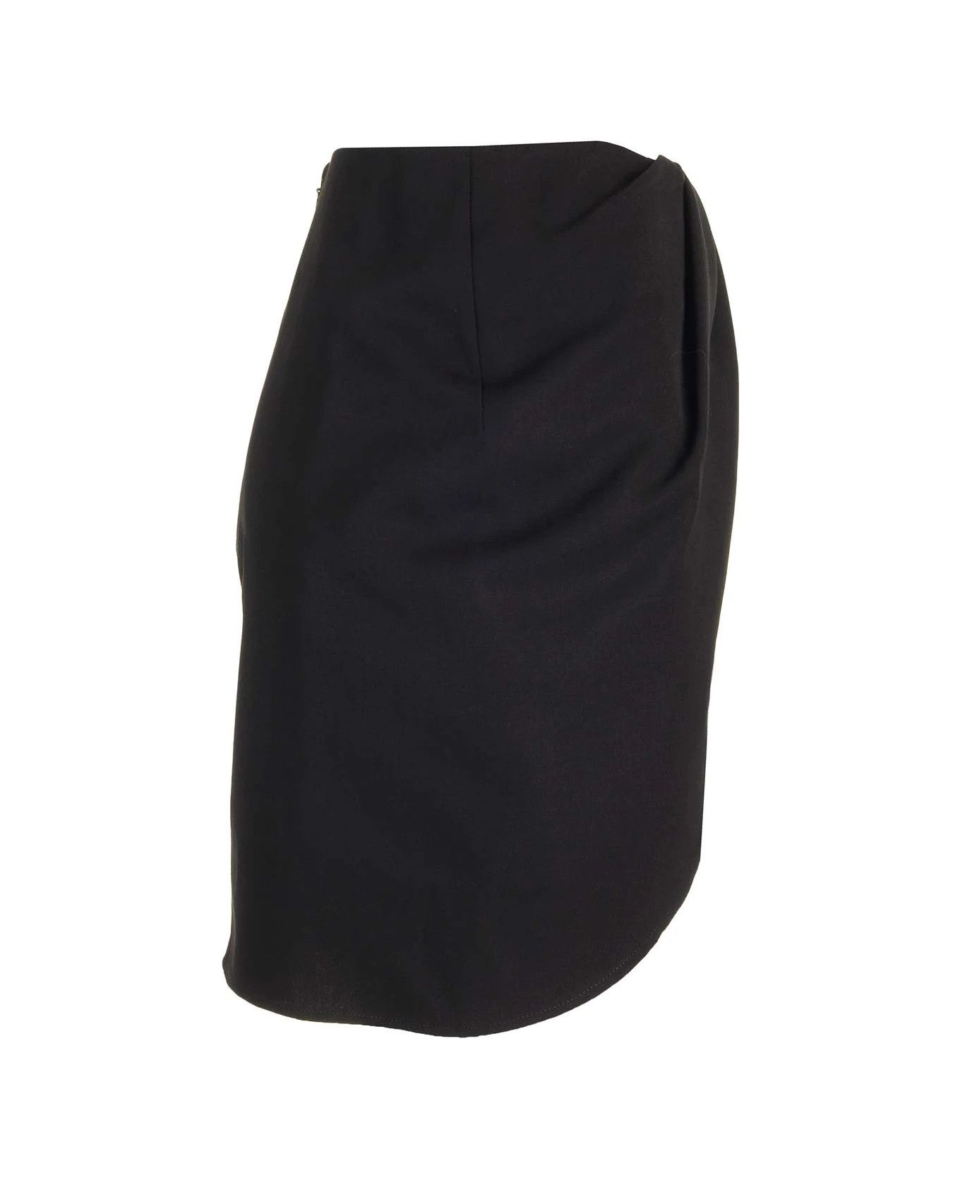 Off-White o1y1225 Mini Skirt in Black Size 27" / US 4 / IT 40 - 3 Thumbnail