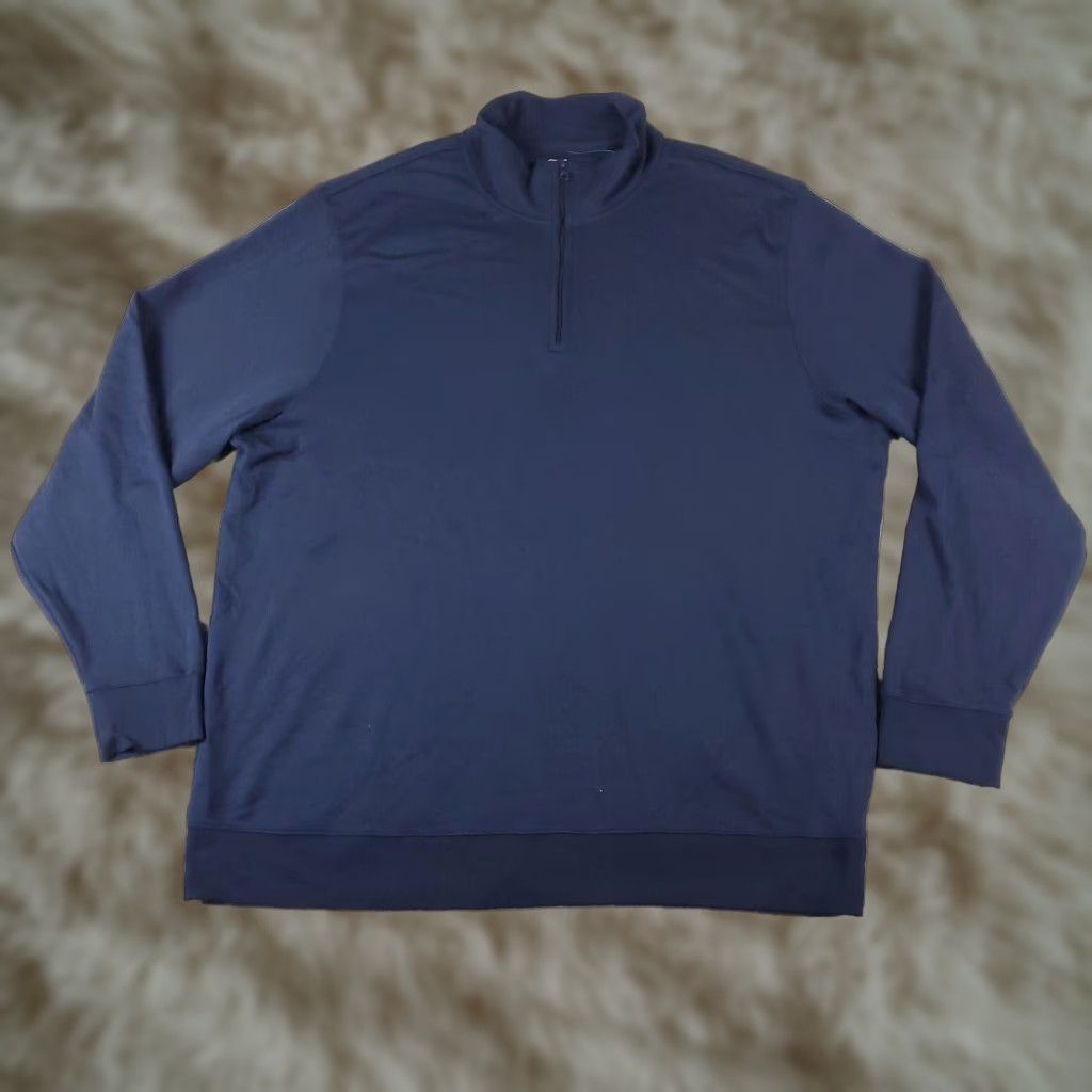 Vineyard Vines Vineyard Vines Mens XL Blue 1/4 Zip Up Pullover Sweater Sweatshirt Size US XL / EU 56 / 4 - 1 Thumbnail
