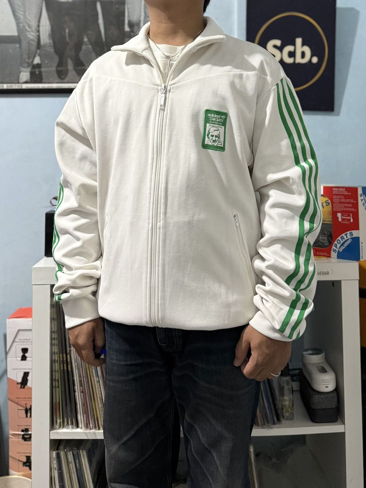 Vintage Vintage stan smith y2k track top Size US XL / EU 56 / 4 - 13 Thumbnail
