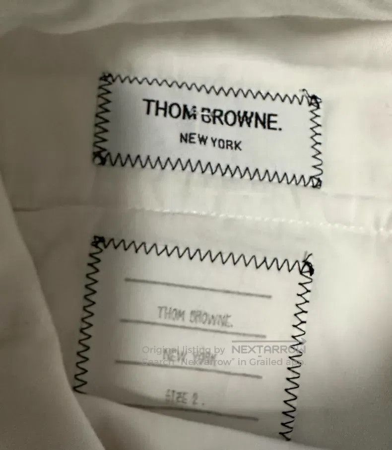 Thom Browne Thom Browne size 2 Cotton pants Size 42S - 4 Thumbnail