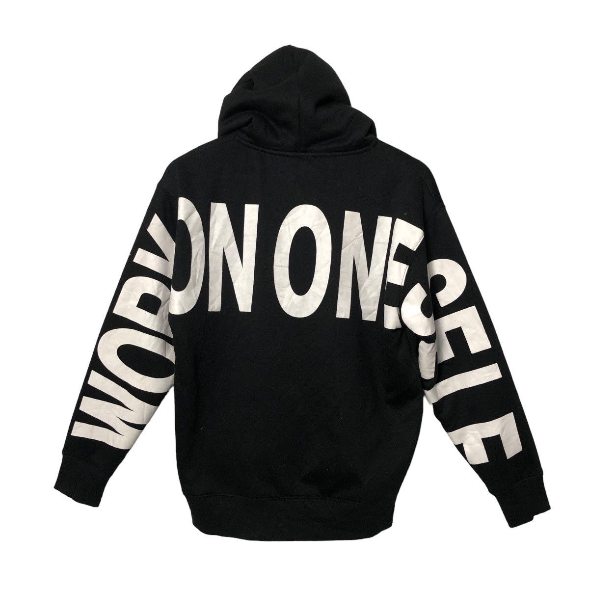 Japanese Brand × Vintage Vintage Repezeen Spell Out Big Logo Zipped Hoodie Jacket Size US M / EU 48-50 / 2 - 7 Thumbnail