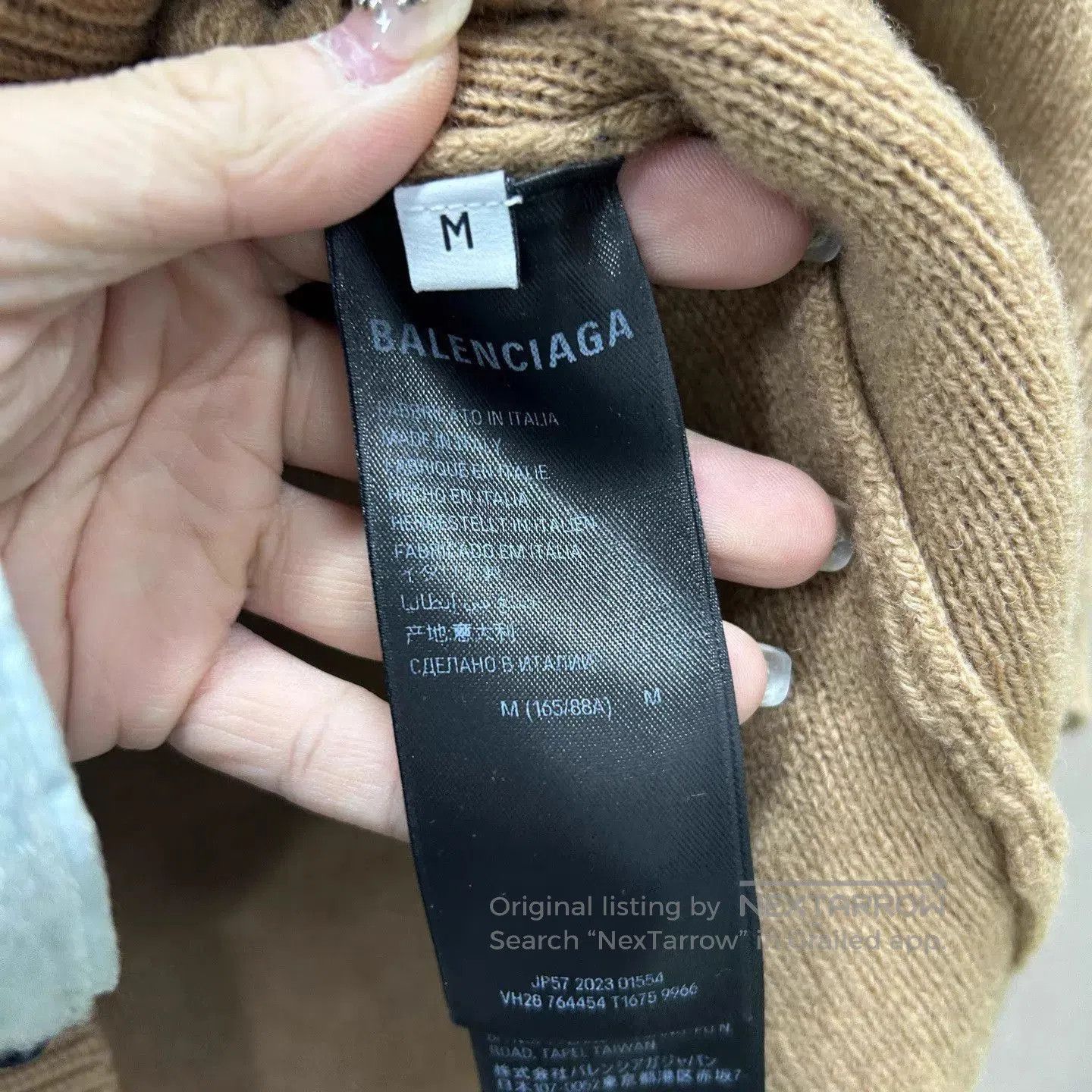 Balenciaga Multi Color Oversized Crewneck Sweater. Size US M / EU 48-50 / 2 - 4 Thumbnail