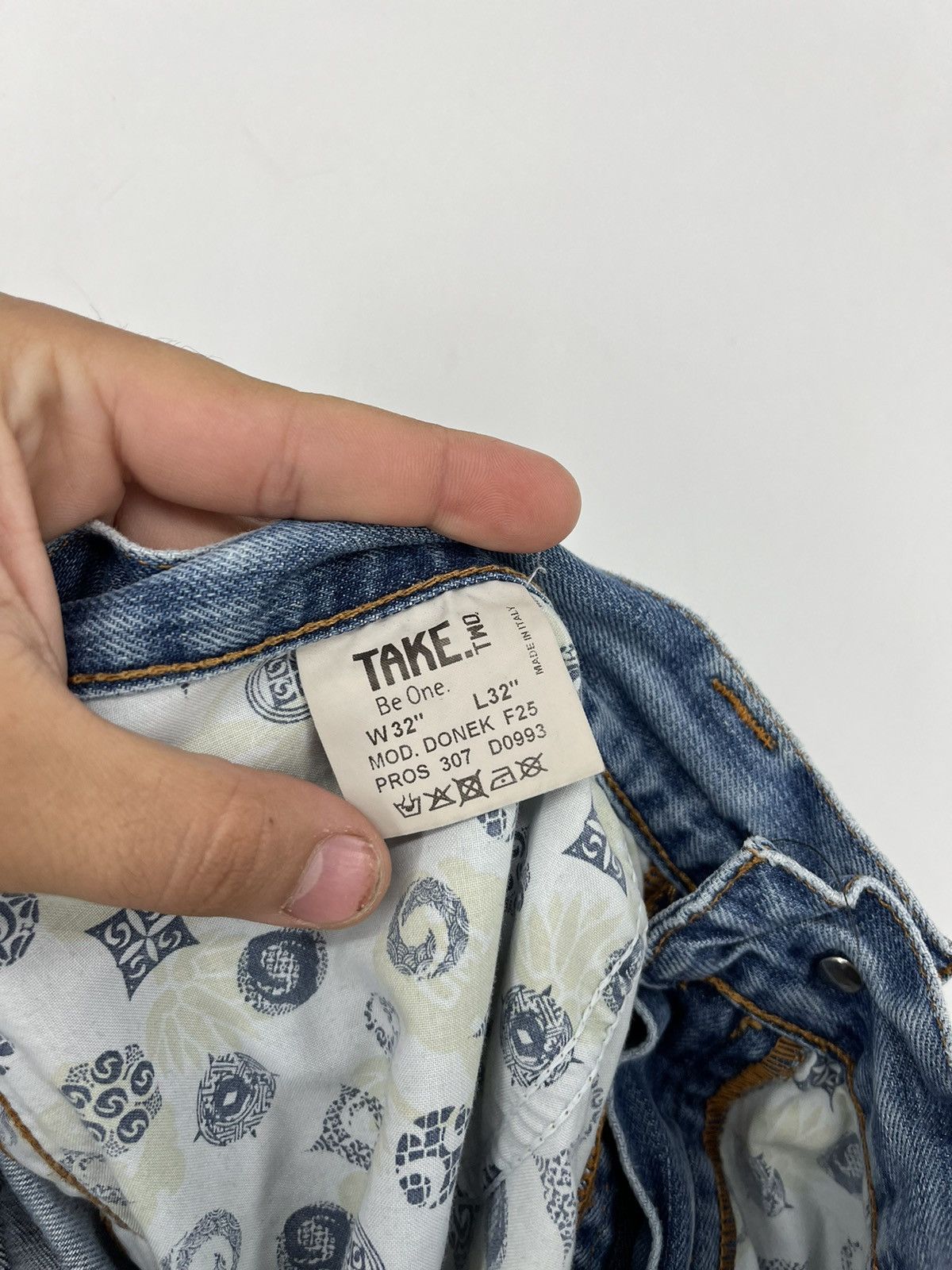 Japanese Brand × Vintage Vintage TAKE TWO Denim Jeans, Made In Italy "Style Ed Hardy Size US 32 / EU 48 - 19 Thumbnail