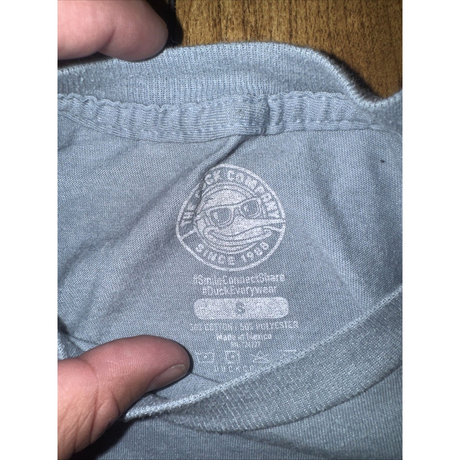 Hollister The Duck Company USA American Surfing T-Shirt Blue S 17x27 Size US S / EU 44-46 / 1 - 4 Thumbnail