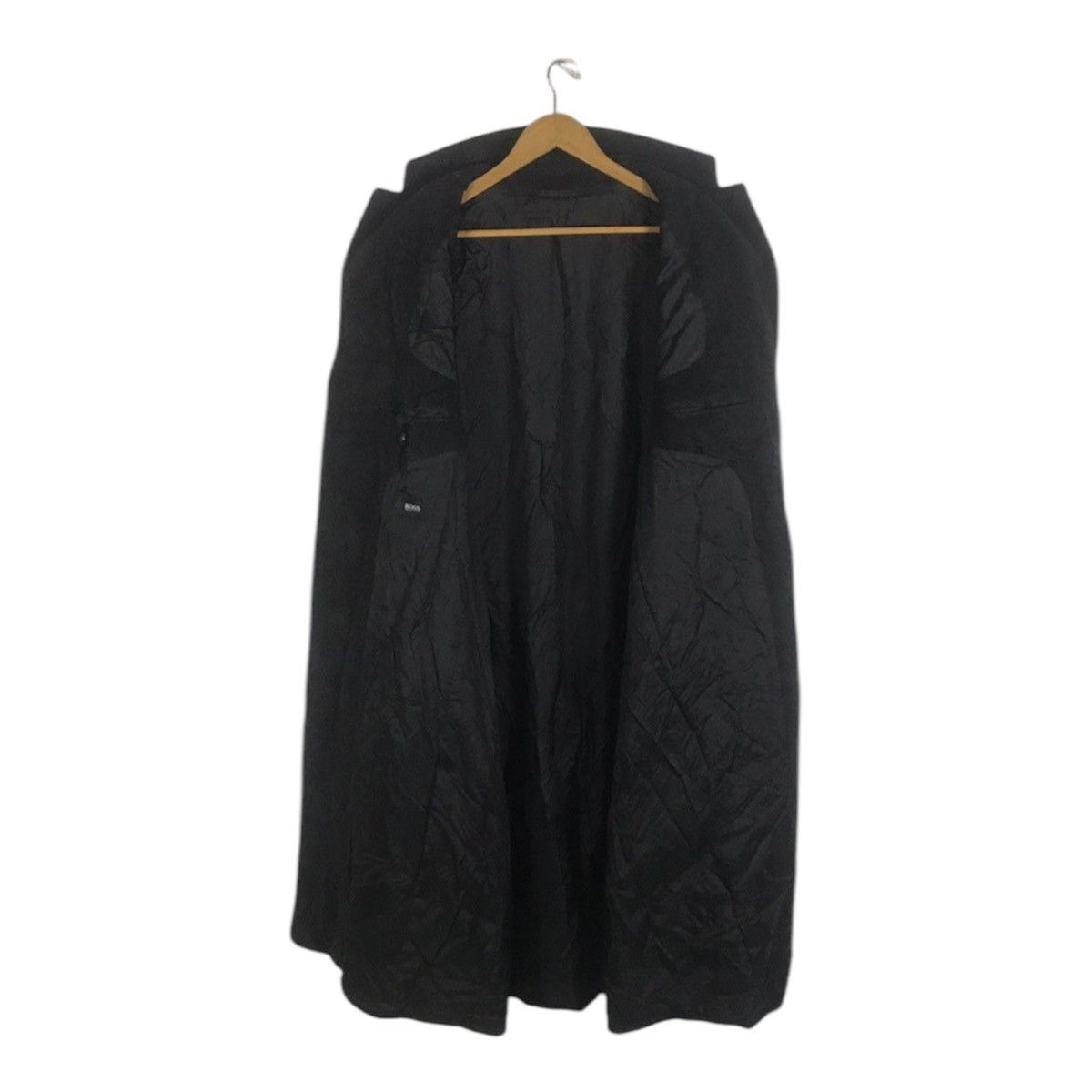 Hugo Boss 🔥Rare🔥Vintage Hugo Boss Wool Long Coat Size US L / EU 52-54 / 3 - 3 Thumbnail