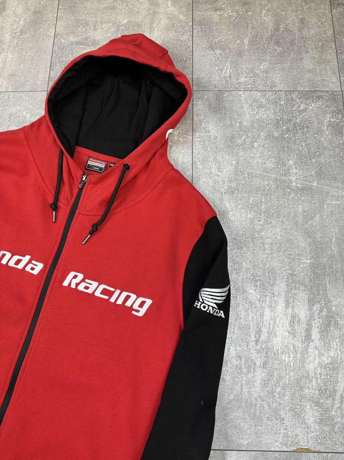 Honda Red/Black Honda Overprint Logo Hoodie Size US XXL / EU 58 / 5 - 12 Thumbnail