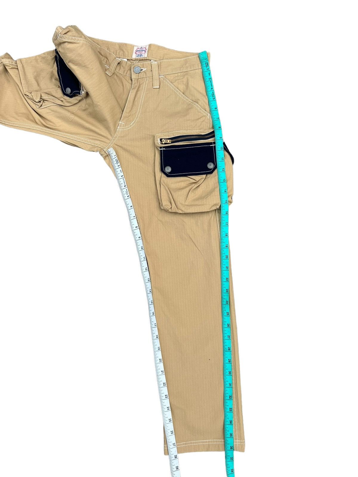 KOJIMA GENES Kojima Genes Japan Tactical Cargo Ripstop Trouser Cropped Size US 29 - 5 Thumbnail