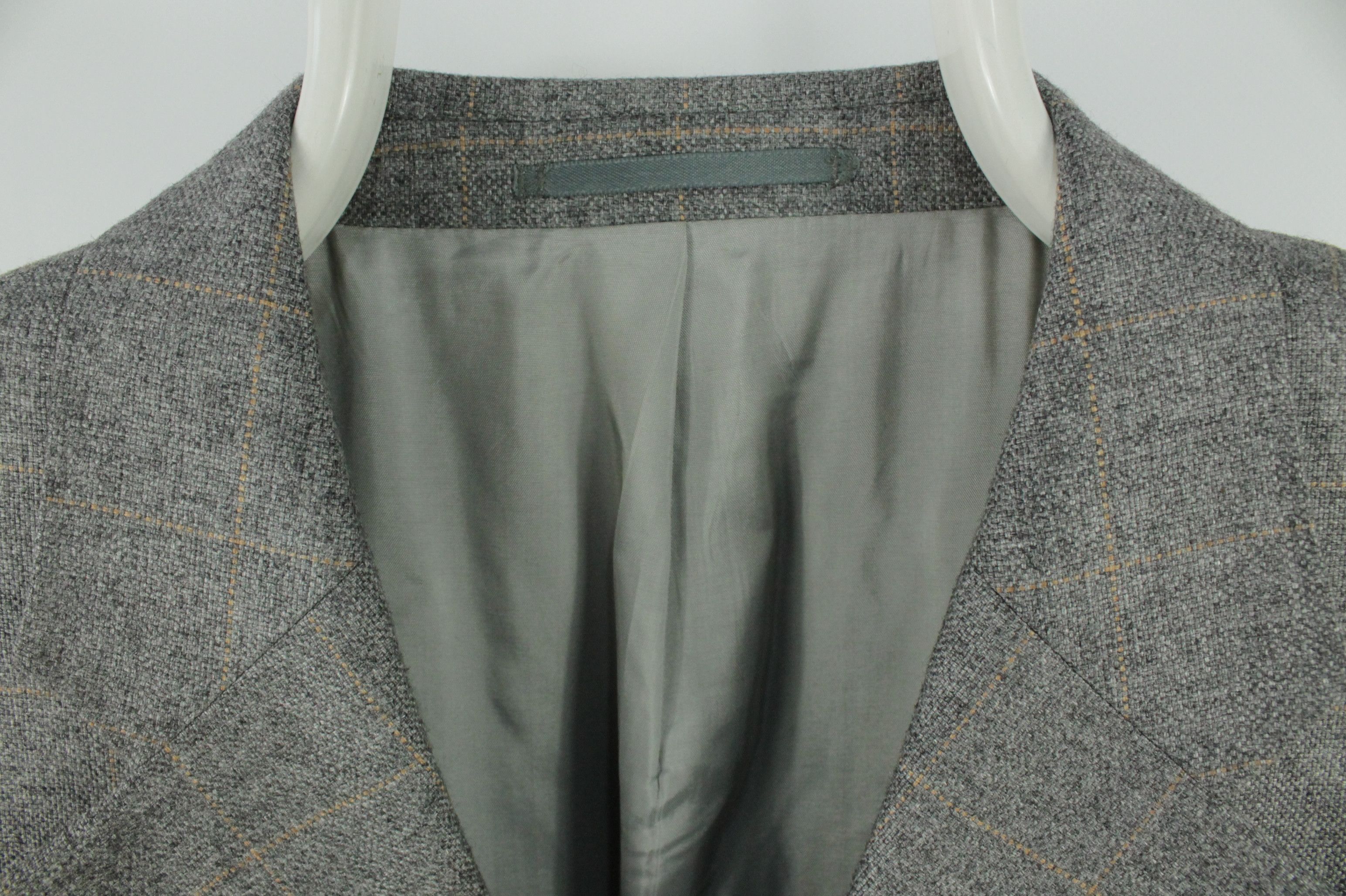 Windsor Smith Windsor Cashmere Silk Sport Coat Check Blazer Jacket Size US L / EU 52-54 / 3 - 3 Thumbnail