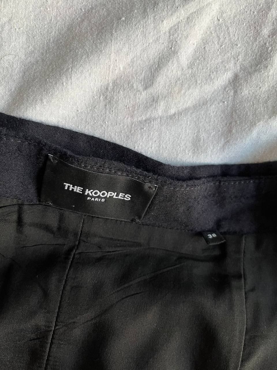 The Kooples The Kooples black woolen knee height pencil skirt size 36 Size 25" / US 0 / IT 36 - 6 Thumbnail