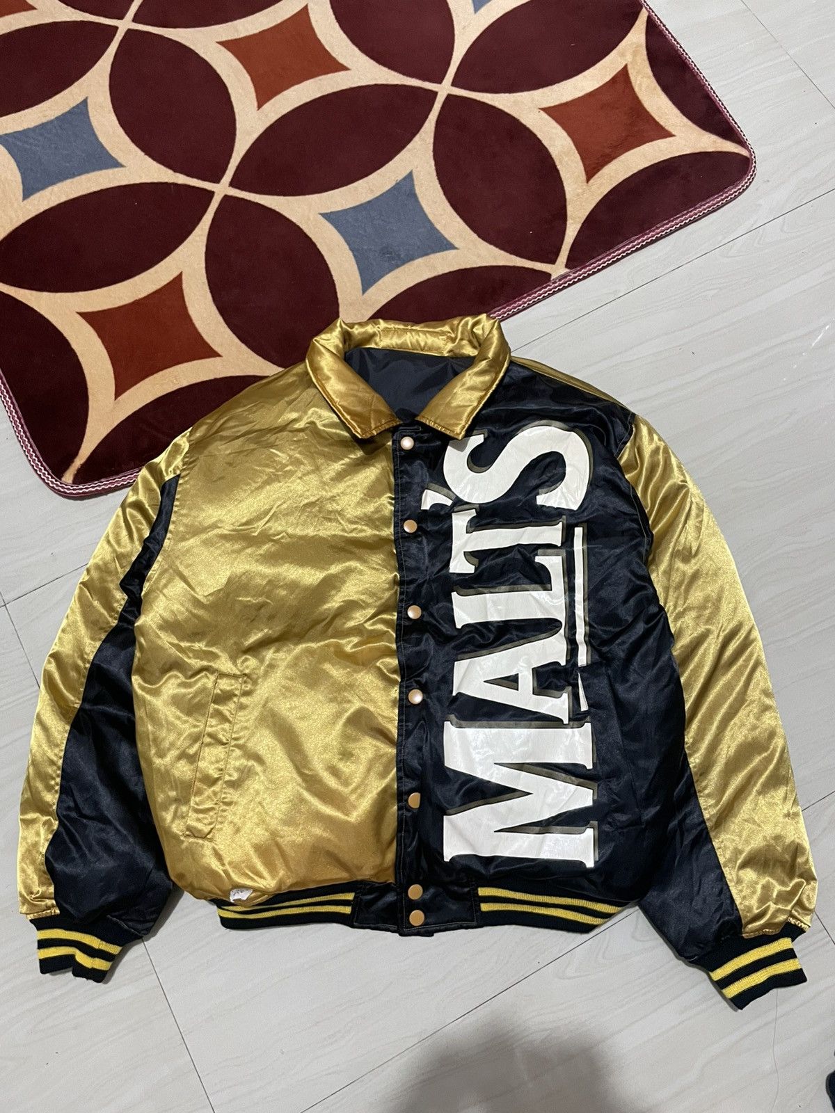 Japanese Brand Vintage Suntory Malts Beer Reversible Goose Down Jacket Size US M / EU 48-50 / 2 - 1 Thumbnail
