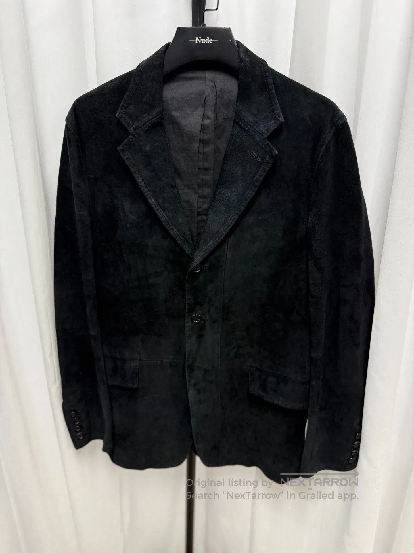 Yohji Yamamoto Yohji Yamamoto Suede Blazer for Men. Size US L / EU 52-54 / 3 - 1 Thumbnail