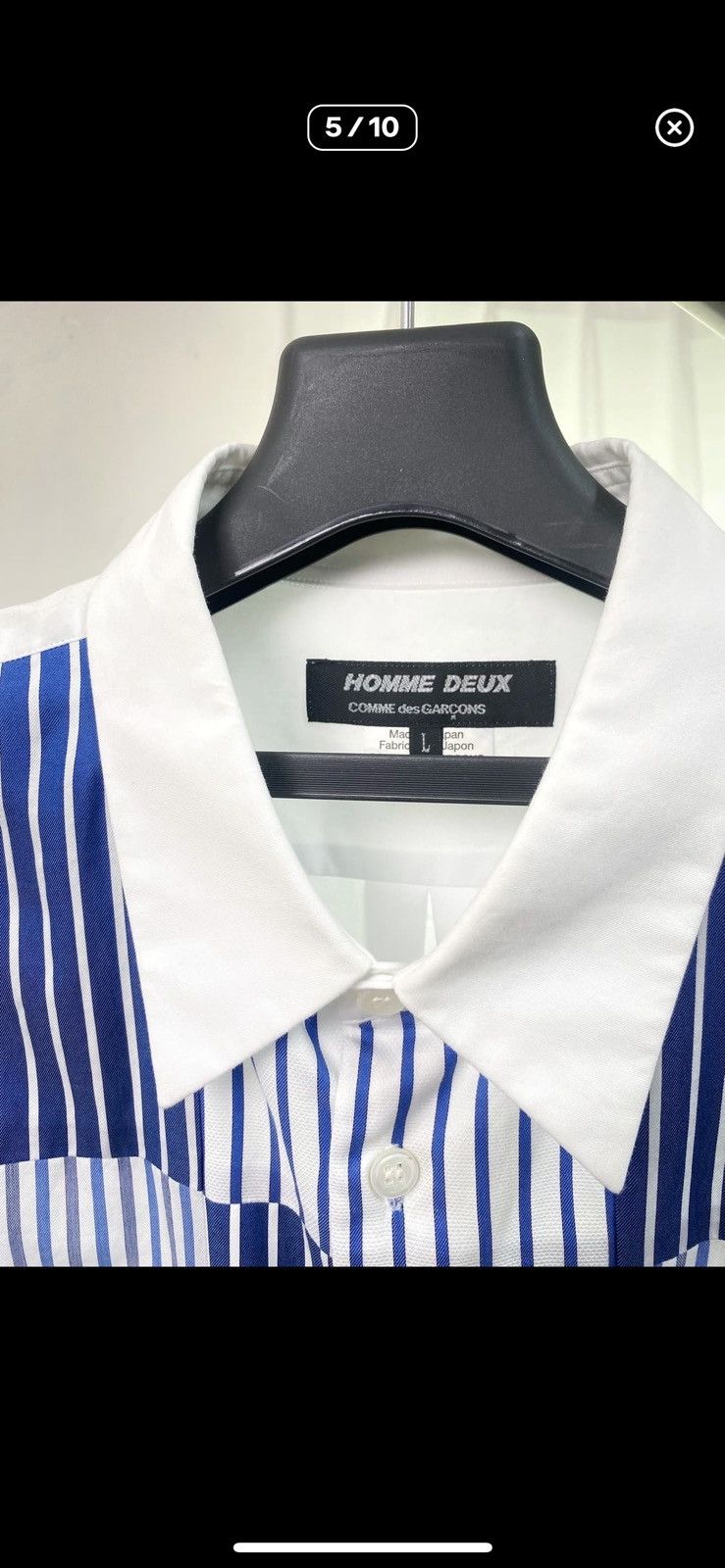 Comme des Garcons Comme des garcons SHIRT patchwork shirt Size US L / EU 52-54 / 3 - 4 Thumbnail