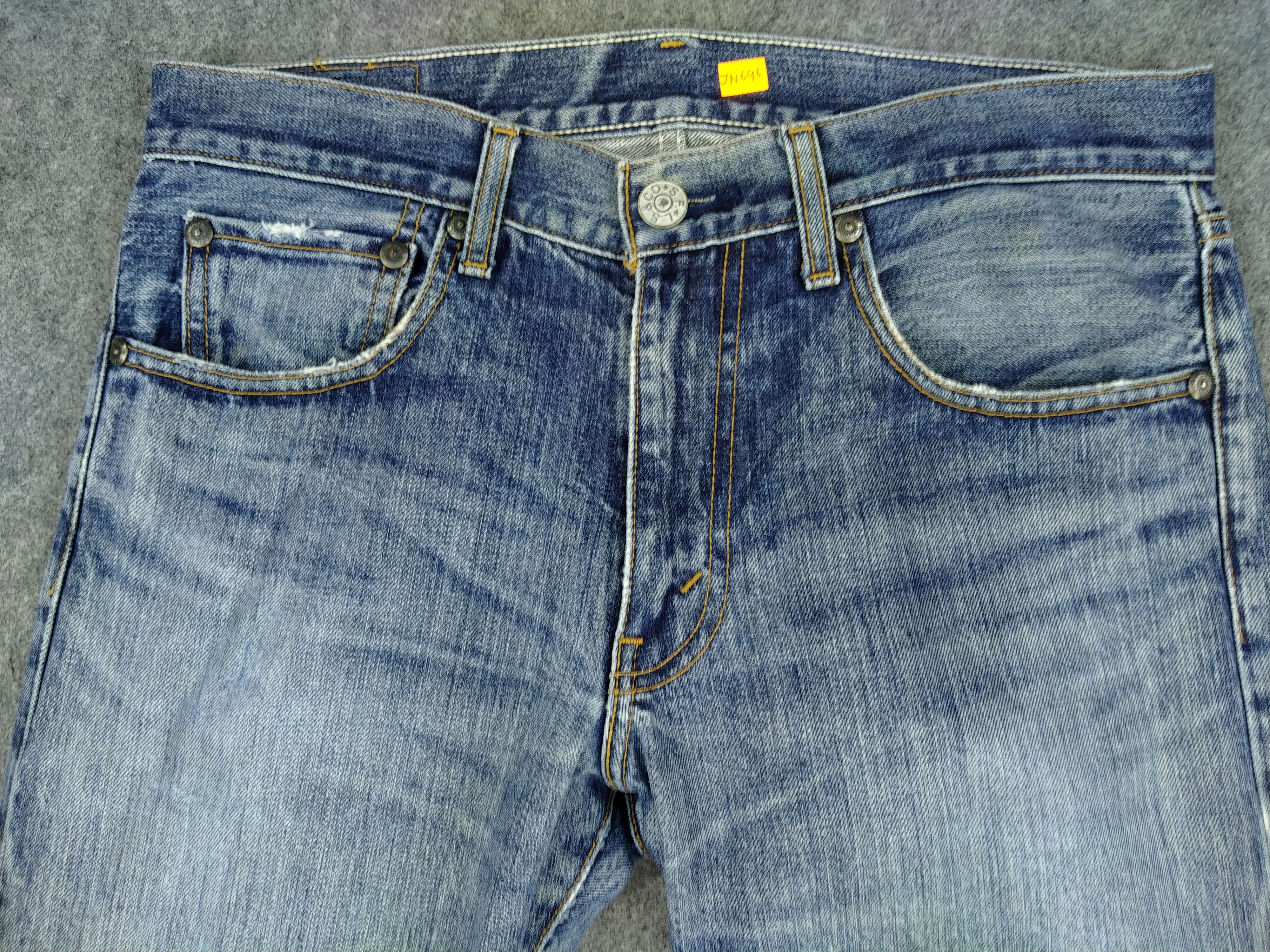 Levi's Distressed Blue Vintage Levi's 505 Denim 33x34 -JN696 Size US 33 - 3 Thumbnail