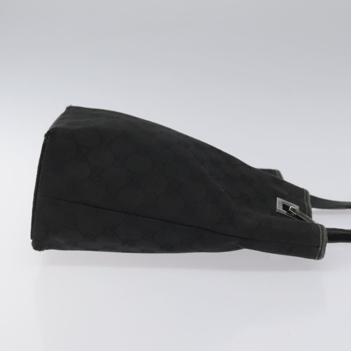 Gucci GUCCI GG Canvas Tote Bag Black Size ONE SIZE - 3 Thumbnail