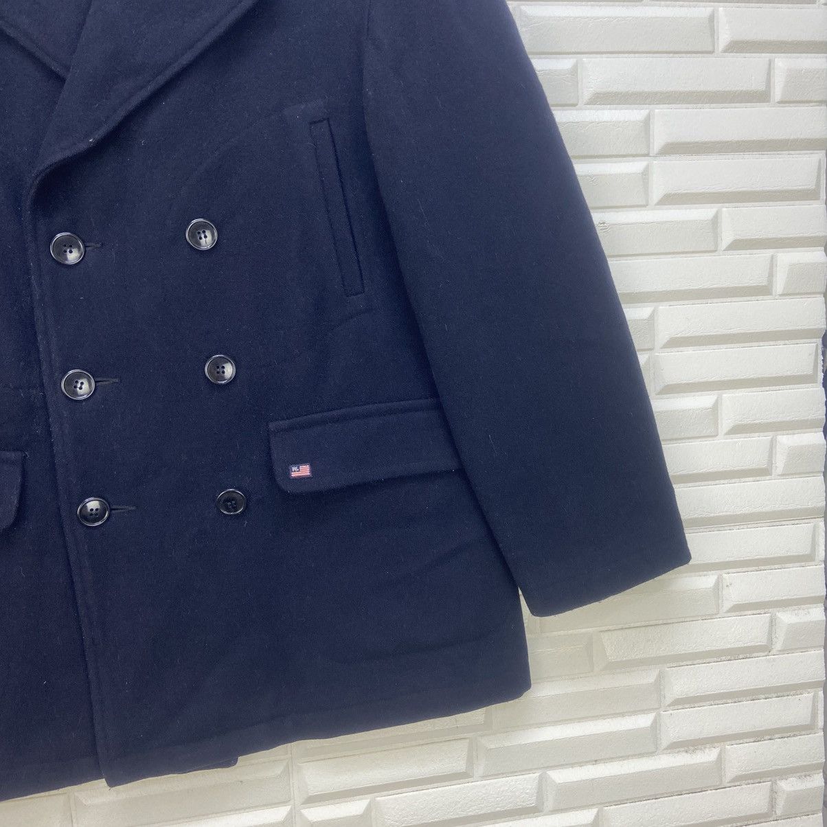 Ralph Lauren 🔥90s Polo Jeans Co. Ralph Lauren Double Breasted Wool Coat Size US M / EU 48-50 / 2 - 5 Thumbnail