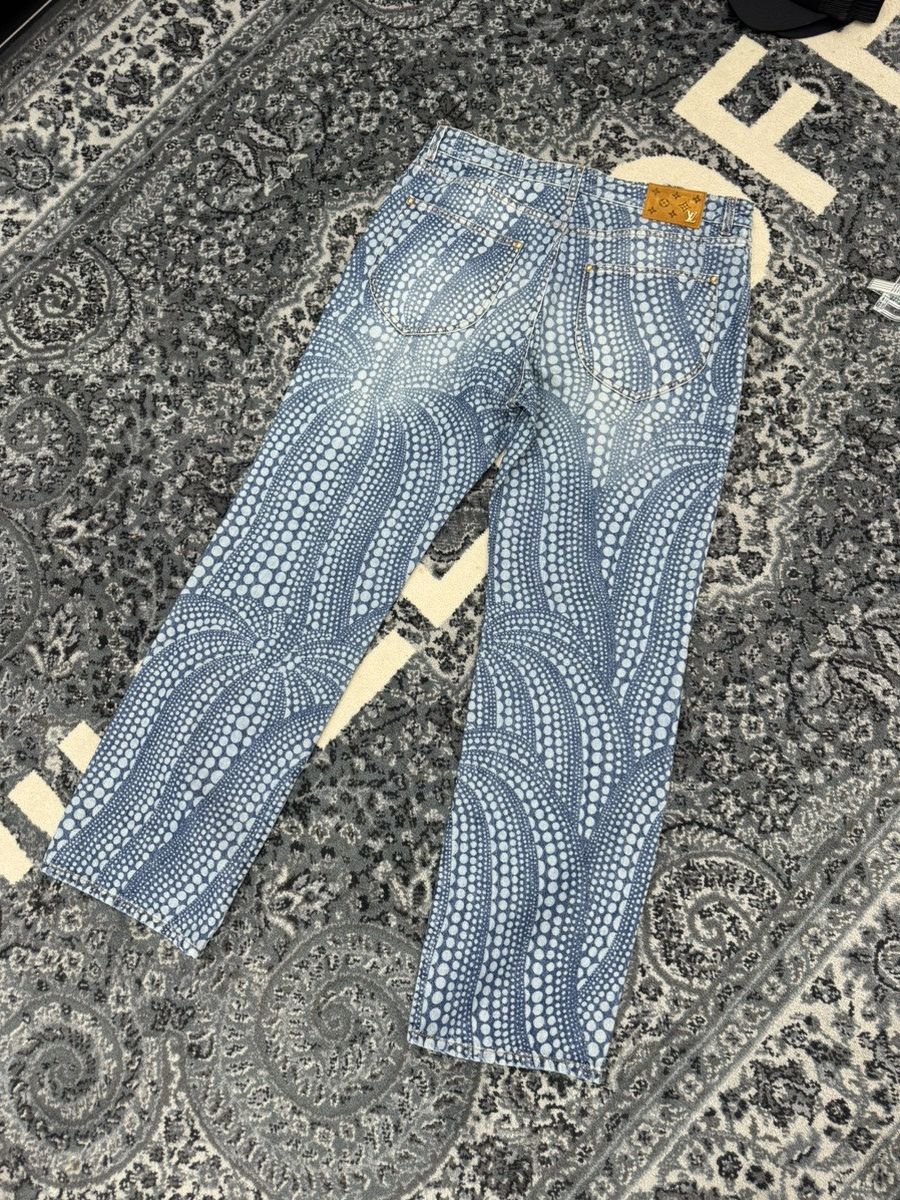 Louis Vuitton Louis vuitton YK all over dots Jeans Size US 36 / EU 52 - 2 Thumbnail
