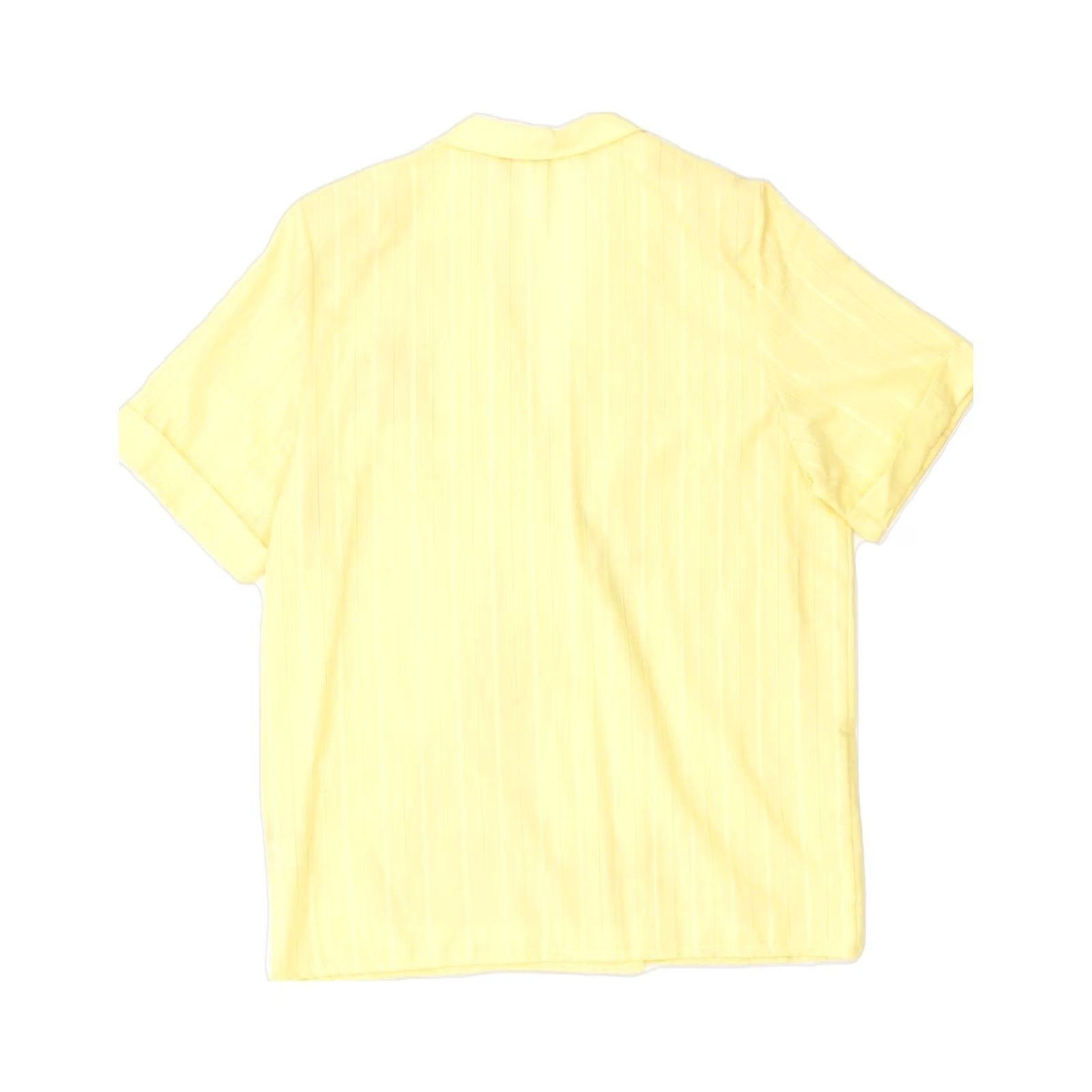C&A C & A Blazer Jacket Womens XL EU 44 Yellow Short Sleeve Double Breasted FL02 Size 40" / US 18 - 2 Thumbnail