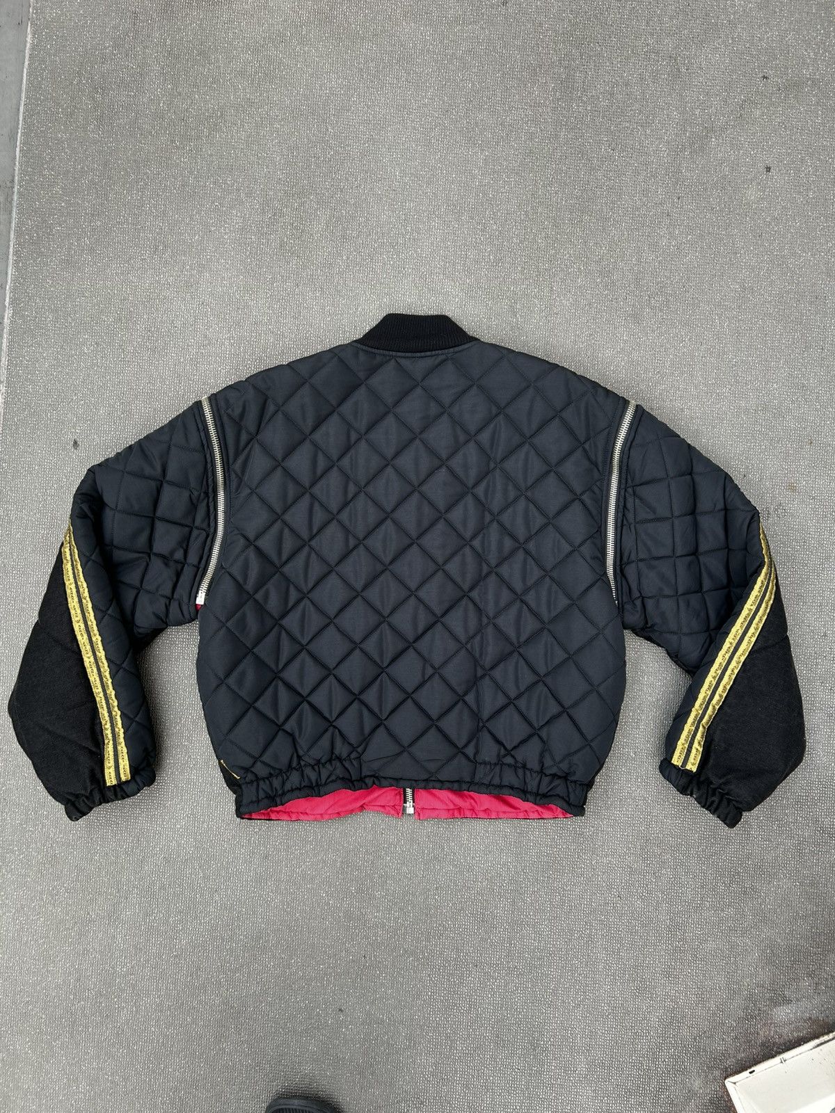 Armani Armani Jeans 90s modular quilted bomber jacket black Size US L / EU 52-54 / 3 - 2 Thumbnail