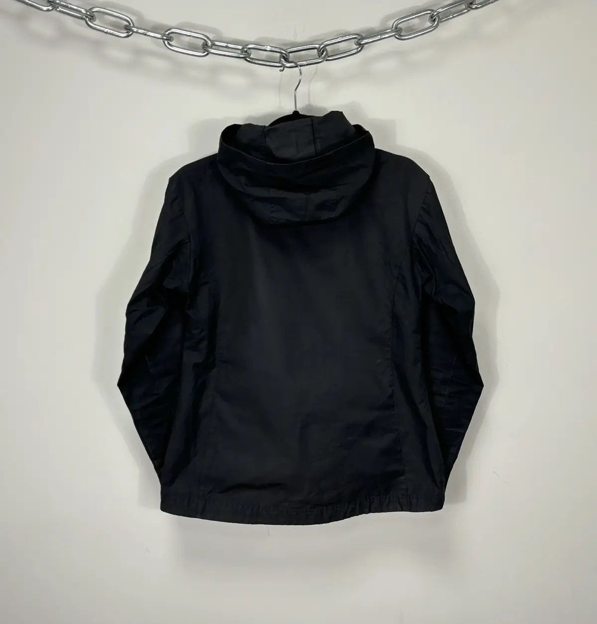 Nike × Vintage Vintage Nike Women’s Black Hooded Hype Full Zip Jacket Size M / US 6-8 / IT 42-44 - 3 Thumbnail