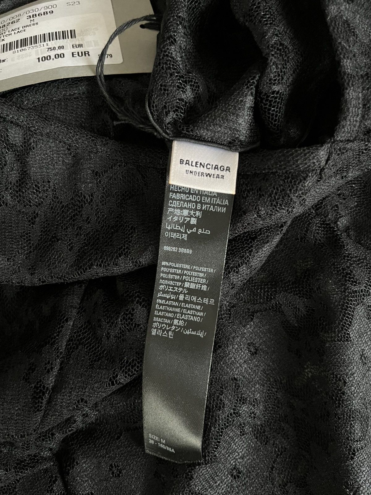 Balenciaga Balenciaga Short Lace Dress – Size M Size M / US 6-8 / IT 42-44 - 3 Thumbnail
