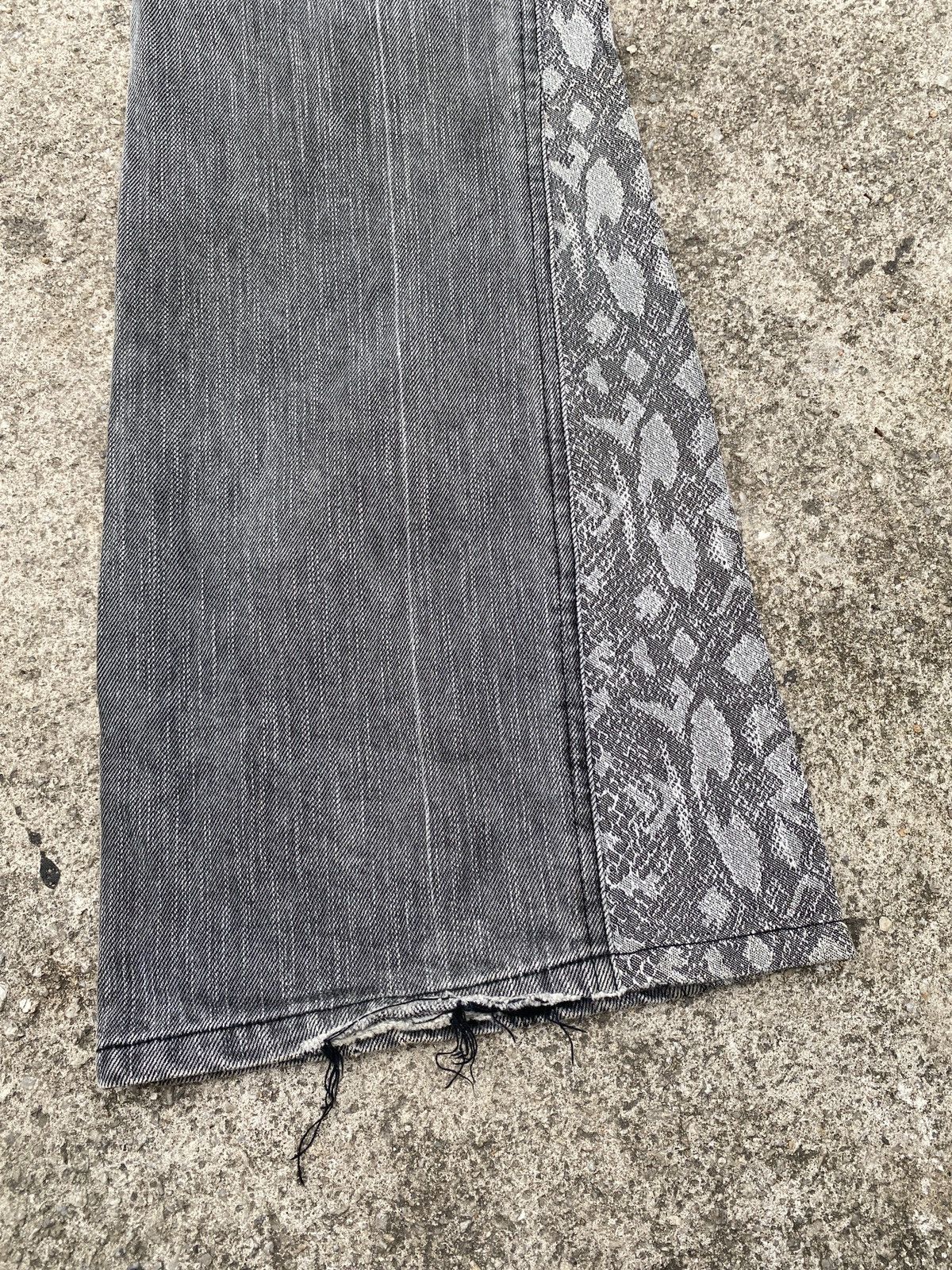 Japanese Brand × Morgan Homme × Tornado Mart 1990s - Morgan Homme Hybrid Design Flare Denim Size US 30 / EU 46 - 14 Thumbnail